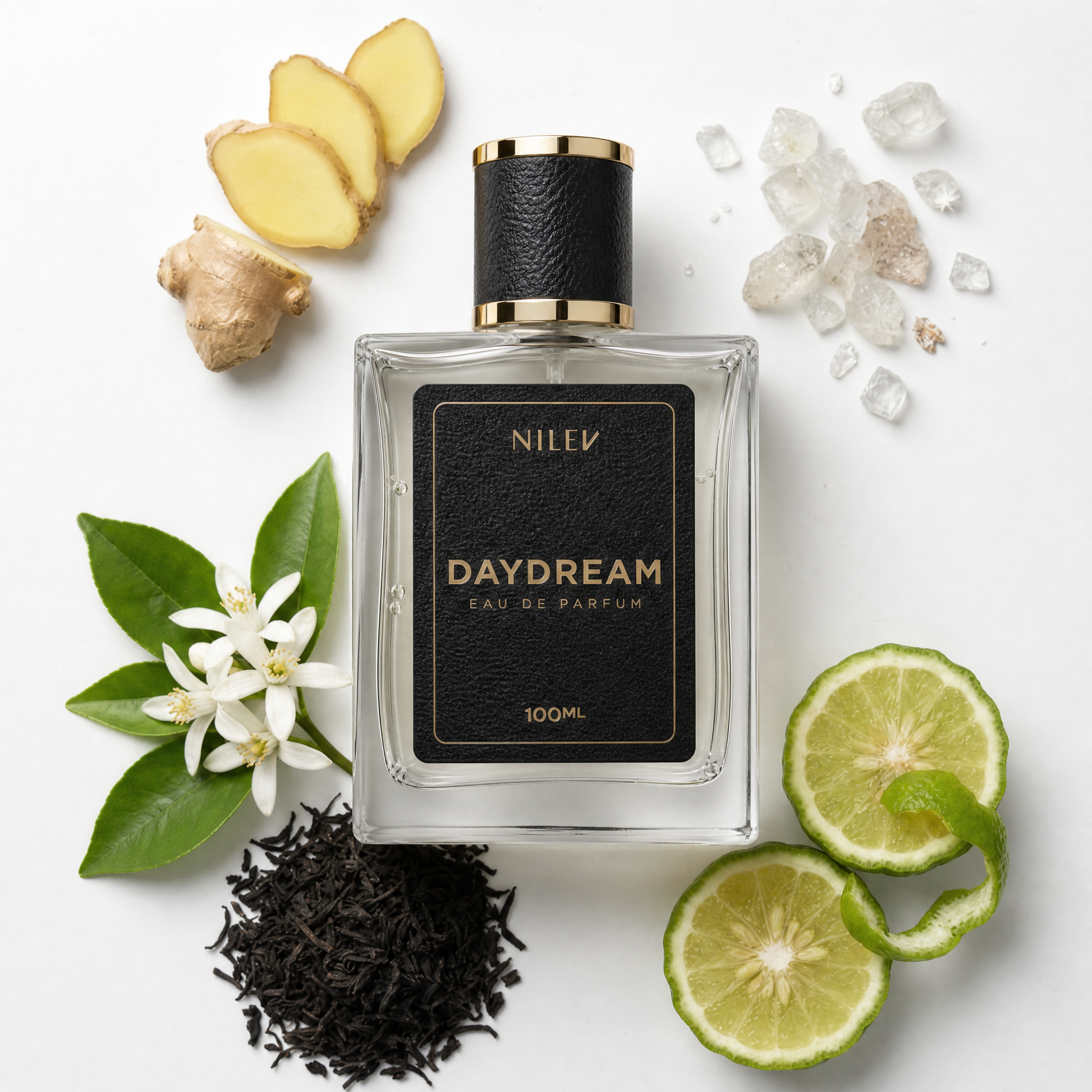 Perfume Nilen Daydream 100ml, contratipo do Imagination (Louis Vuitton), frasco âmbar com caixa