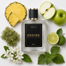 Perfume Nilen Desire 100ml, contratipo do Creed Aventus, frasco âmbar com caixa